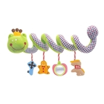 Amyove Lovely gift Carton Príncipe Sapo Pacifier de suspensão Espiral brinquedo para o bebê Bed and Stroller
