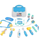 Doutor Nutrição crianças Play House Toy 15 Piece Set com injeção de Som e Luz Medical Equipment Boy Girl Medicine Box