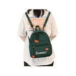 Amyove Lovely gift Mulheres Waterproof Coração Zipper Oxford Student mochila ajustável para viajar Casual