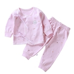 Amyove Lovely gift 2pcs bebê recém-nascido Roupa interior Ternos tops de manga longa + Ternos Calças