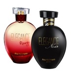 Ana Hickmann Elegance Kit – Perfume Feminino Elegance Noir VIP Deo Colônia+ Perfume Feminino Elegance Rouge VIP Deo Colônia