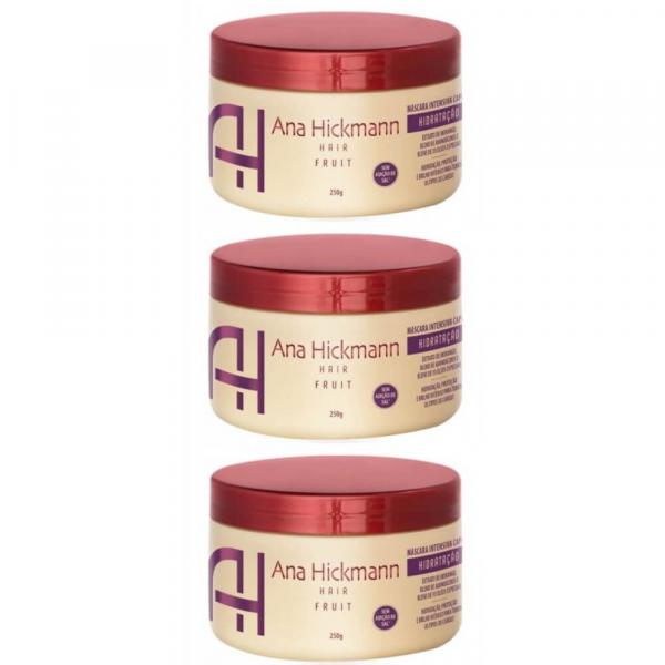 Ana Hickmann Hair Fruit Hidratação Máscara 250g (Kit C/03)