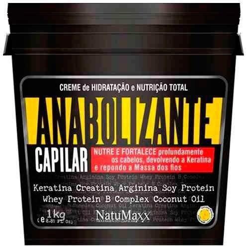 Anabolizante Capilar Original - Máscara Fortalecedora de Hidratação e Nutrição 1kg (271) - Natumaxx