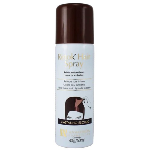 Anaconda - Retok Hair Spray - Castanho Escuro 40G/50Ml