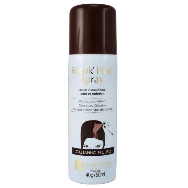 Anaconda - Retok Hair Spray - Castanho Escuro 40g/50ml
