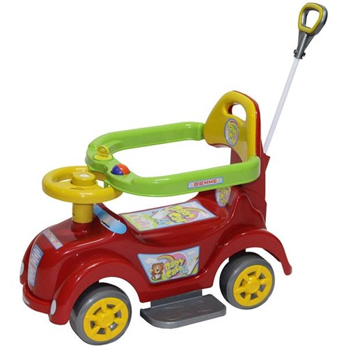Andador Baby Car Vermelho com Haste Articulada Biemme