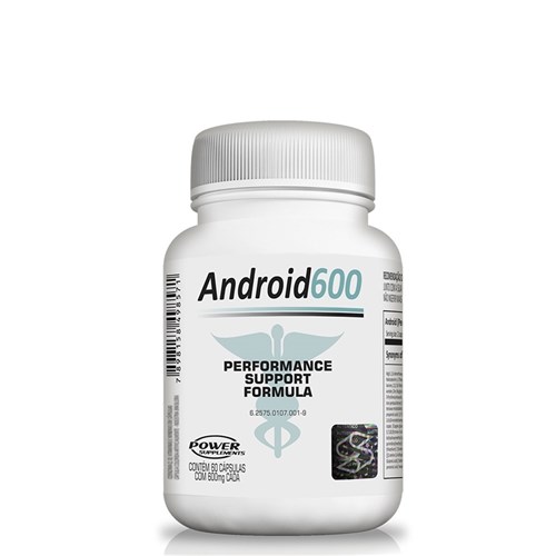 Android 600 (60 Cápsulas) - Power Supplements