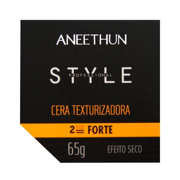 Aneethun Cera Texturizadora Style Profissional Forte 2 Seco 65gr