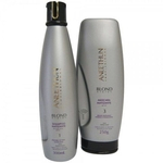 Aneethun Kit Shampoo E Mascara Matizante Blond System 2 produtos