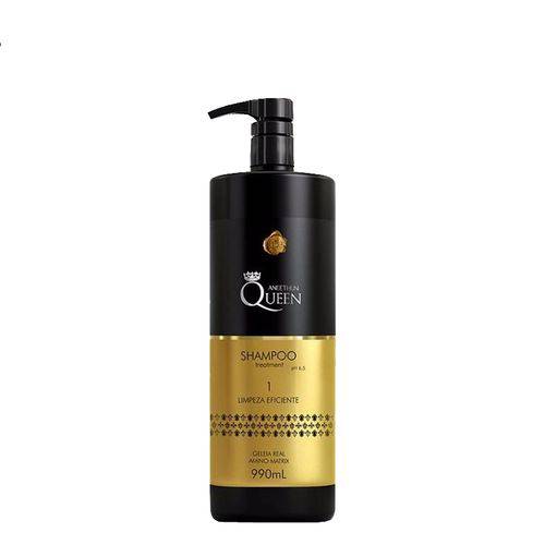 Aneethun Shampoo Queen Treatment Limpeza Eficiente 990ml