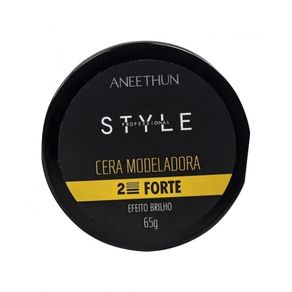 Aneethun Style Cera Modeladora 2 Forte - Efeito Brilho - 65g