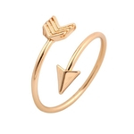 Anéis de dedo Mulheres Moda Seta cauda Design Anel de abertura ajustável estilo único como presente perfeito