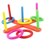 Anel Toss Hoopla Game Set Virola Jogando Jogo Party Game / presente para adultos e crianças cor aleatória