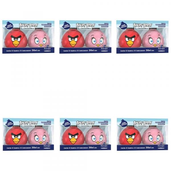 Angry Birds Shampoo + Condicionador 250ml (Kit C/06)