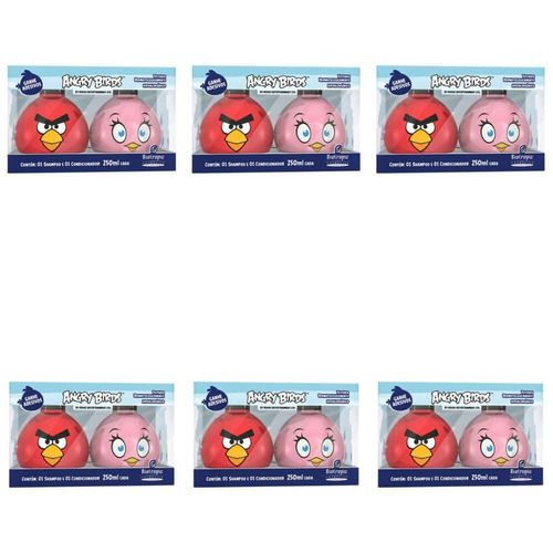 Angry Birds Shampoo + Condicionador 250ml (kit C/06)