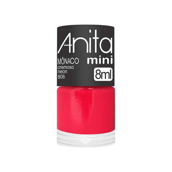 Anita Esmalte Mini - Mônaco 806 - Cremoso Neon - 8ml - Anita Cosméticos