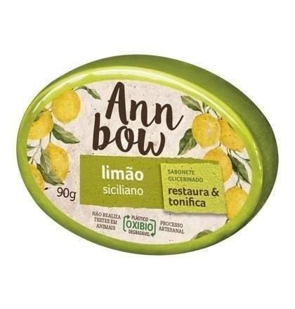 Ann Bow Limão Sabonete Glicerina 90g (Kit C/06)
