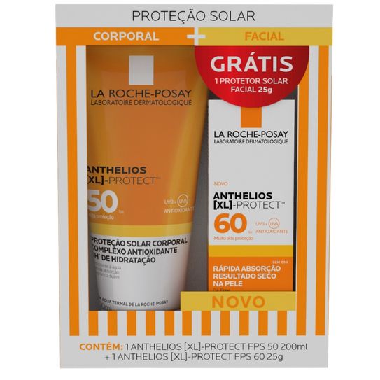 Anthelios Xl Protect Fps50 200ml Gratis Anthelios Xl Protect Facial Fps60 25g