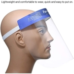 Dupla face protetor facial transparente Anti-fog Anti-líquido respingo Eye Proteção