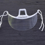 Anti-Fog descartáveis de plástico máscara máscara Dust-Proof alimentar higiene ambiental