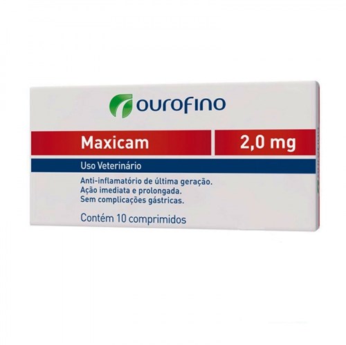 Anti-infalamatório Maxicam 2,0 Mg - Ouro Fino