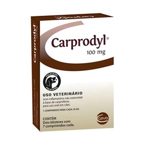 Anti-Inflamatório Ceva Carprodyl para Cães 100Mg