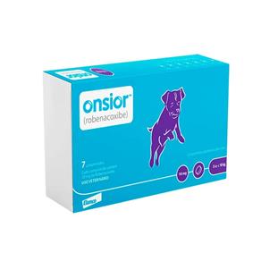 Anti-inflamatório Elanco Onsior 10mg para Cães de 5 a 10Kg com 7 Comprimidos