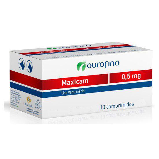 Anti-inflamatório Maxicam - 0,5 Mg - Ouro Fino