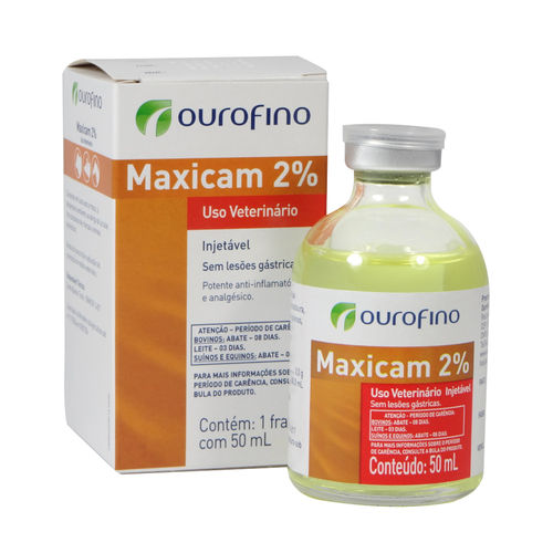 Anti-inflamatório Maxicam 2% Injetável 50ml Ouro Fino