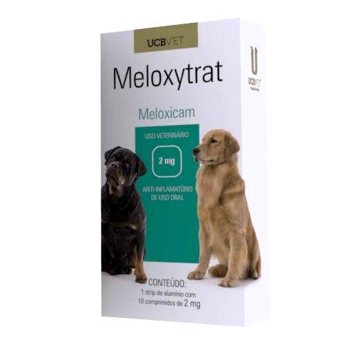 Anti-Inflamatório Meloxytrat Meloxicam 2mg C/ 10 Comprimidos-Ucb