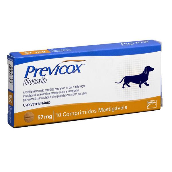 Anti-inflamatório Previcox 57 Mg - 10 Comprimidos - Merial