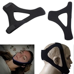 Anti ronco cinto apoio parar ronco queixo cinta ajuda boca protetor anti apneia mandíbula solução headband suporte de sono