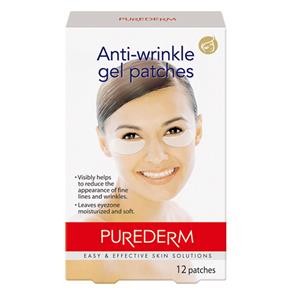 Anti-Wrinkle Gel Purederm - Adesivo Rejuvenescedor para os Olhos 12 Unidades