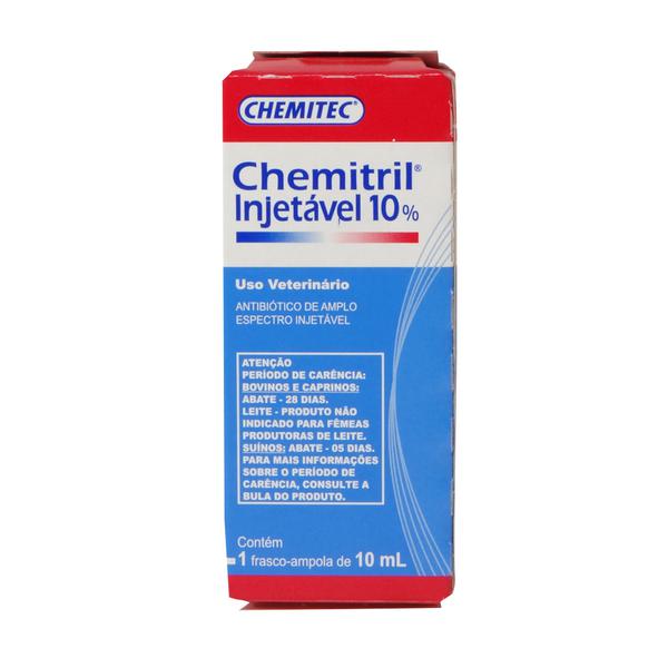 Antibiótico Chemitril Chemitec 10 Injetável 10ml