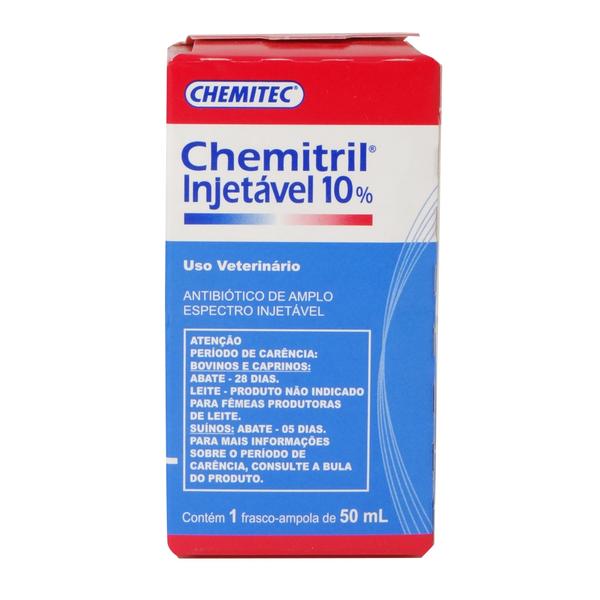 Antibiótico Chemitril Chemitec 10 Injetável 50ml