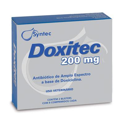 Antibiótico Doxitec 200MG 16/Comprimidos - Syntec
