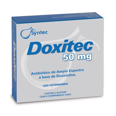 Antibiótico Doxitec 50MG 16/Comprimidos - Syntec