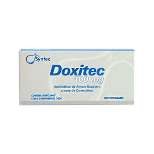 Antibiótico Doxitec Syntec 100 Mg - 16 Comprimidos