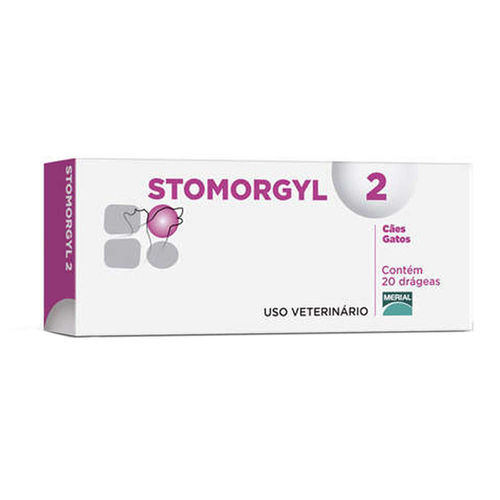 Antibiótico Merial Stormogyl 2 para Cães e Gatos 20 Comprimidos