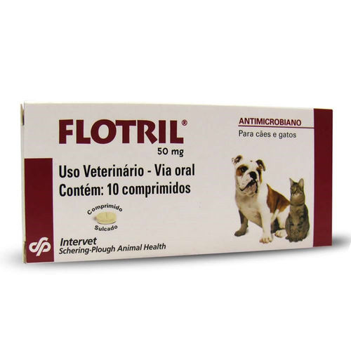 Antibiótico Msd Flotril 10 Comprimidos