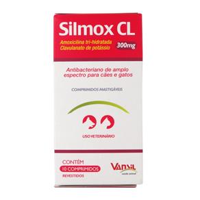 Antibiótico Silmox CL 300mg para Cães e Gatos Vansil