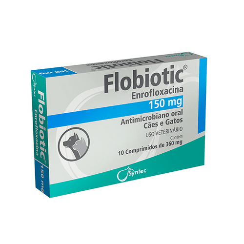 Antibiótico Syntec Flobiotic para Cães e Gatos 150mg