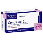 Antigalactogênico Virbac Contralac 20 com 16 Comprimidos