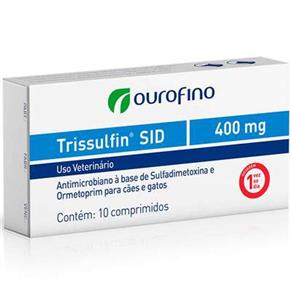 Antimicrobiano Trissulfin Sid - 400 Mg 10 Comprimidos