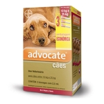 Antipulgas Bayer Advocate Para Cães De 10 A 25kg 3 Bisnagas