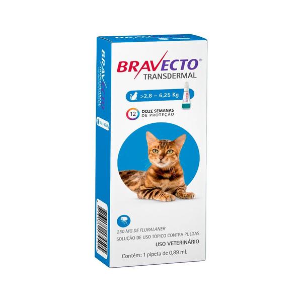Antipulgas Bravecto Transdermal Gatos de 2,8 a 6,25kg - Msd