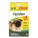 Antipulgas Ceva Fiprolex para Cães até 10kg - Leve 3 Pague 2