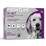 Antipulgas e Anticarrapatos Frontline Tri-act para Cães de 20 a 40 Kg - 3 Pipetas