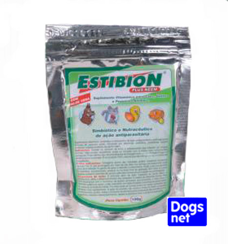 Antipulgas e Carrapatos 100% Natural e Eficaz - Estibion Plus Neem - 1401-EST-100