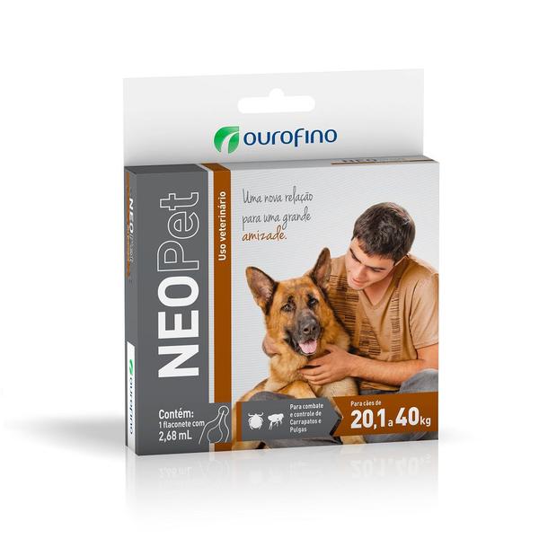 Antipulgas e Carrapatos Neopet Ourofino Cães de 20 a 40 Kg